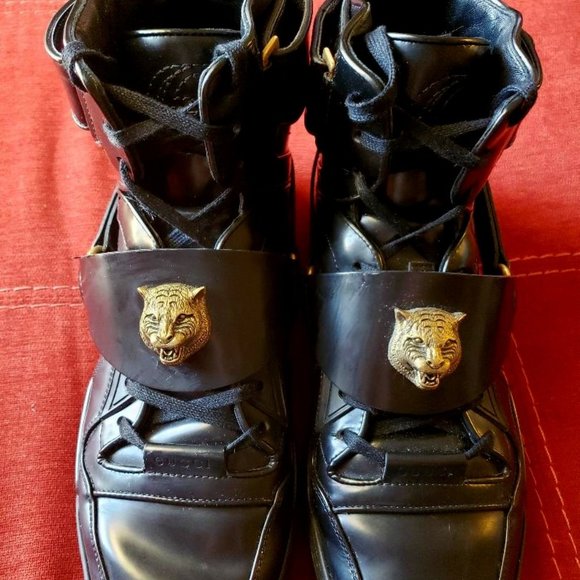 Gucci \'Tiger\' High Top Sneaker main image 4